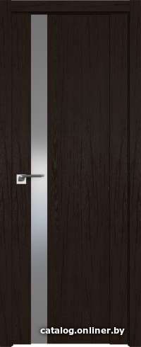 

Межкомнатная дверь ProfilDoors 62XN 90x200 (дарк браун/стекло серебряный лак)