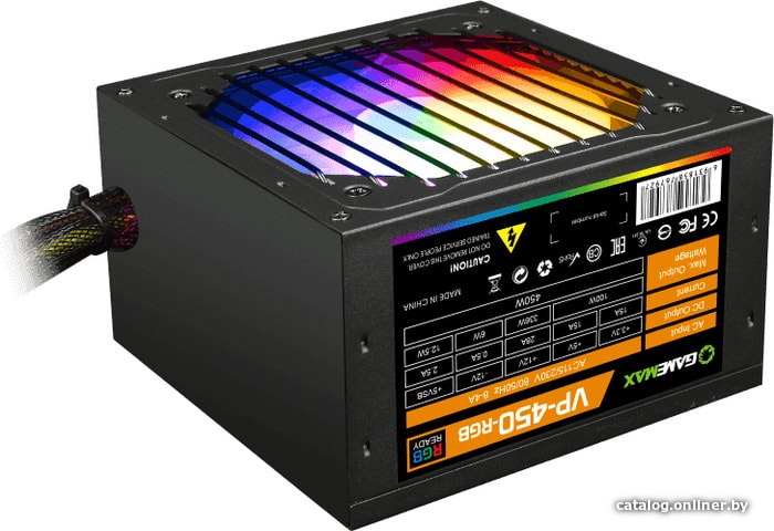 

Блок питания GameMax VP-450-RGB