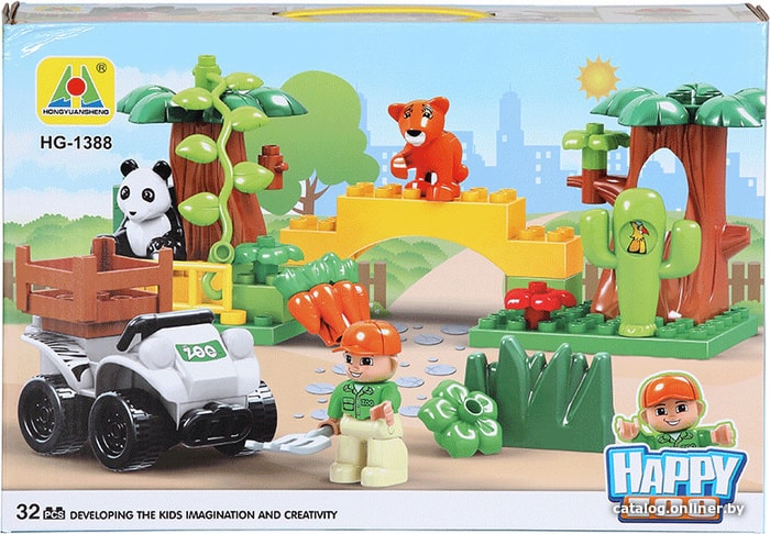 

Конструктор Hongyuansheng Happy Zoo 1388