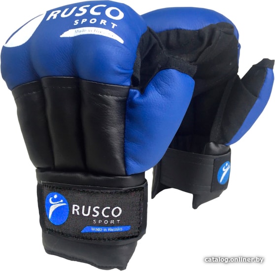 

Перчатки для единоборств Rusco Sport для рукопашного боя 10 OZ (синий)