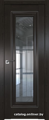 

Межкомнатная дверь ProfilDoors 24X 70x200 (пекан темный серебро/стекло прозрачное)