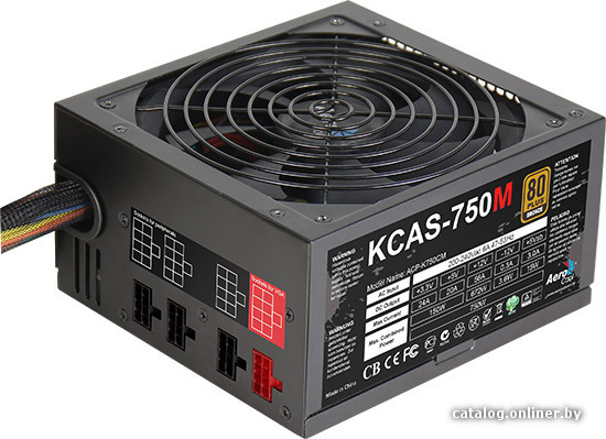 

Блок питания AeroCool KCAS 750W (KCAS-750M)