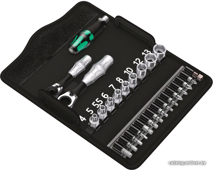 

Универсальный набор инструментов Wera KK Zyklop Mini 2 (27 предметов)