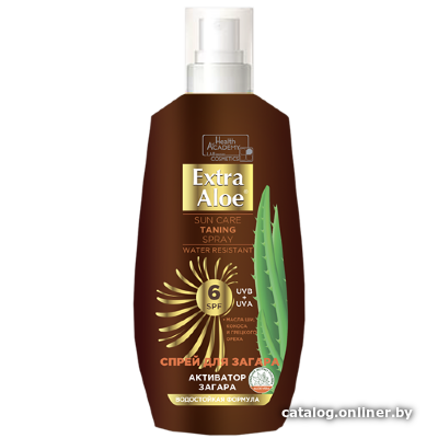 

Спрей для загара Health Academy Спрей для загара Extra Aloe SPF6 150 мл