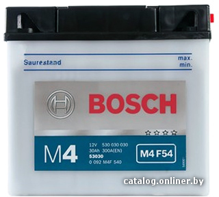 

Мотоциклетный аккумулятор Bosch M4 53030 530 030 030 (30 А·ч)