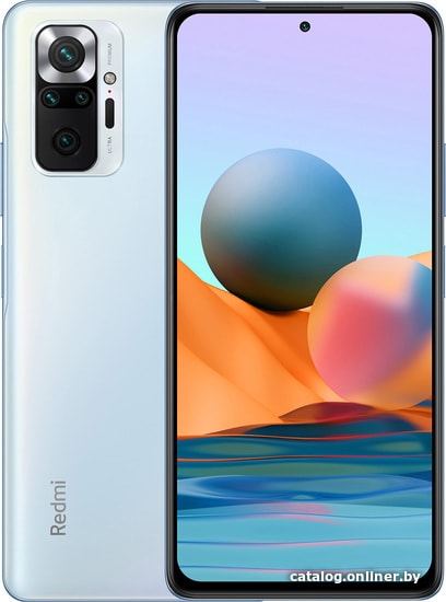 

Смартфон Xiaomi Redmi Note 10 Pro 6GB/128GB международная версия (голубой лед)