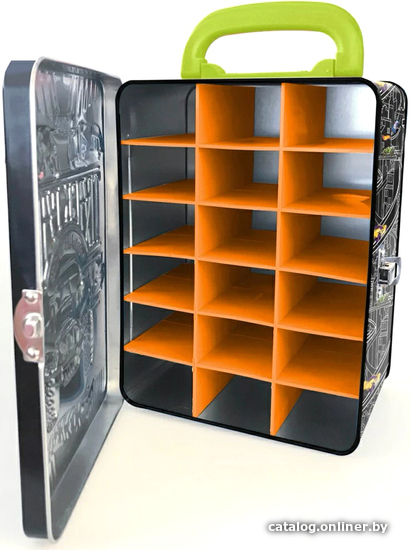 

Паркинг Hot Wheels Портативный кейс для хранения 18 машинок HWCC2 (черный)