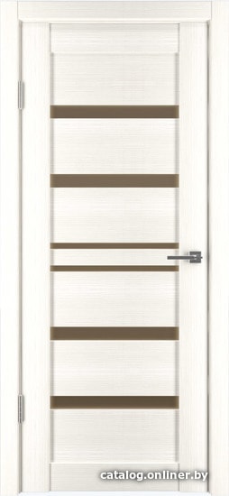 

Межкомнатная дверь IstokDoors Горизонталь-11 ДЧ 90x200 (бьянко/стекло бронза)