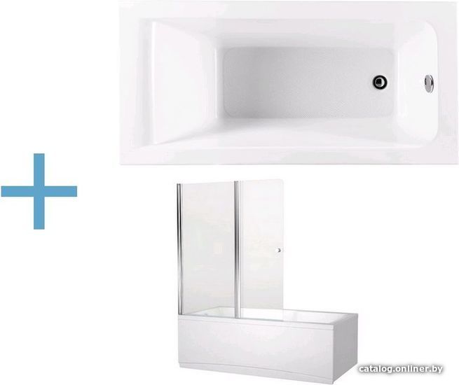 

Ванна Aquanet Bright 145x70 (со шторкой)