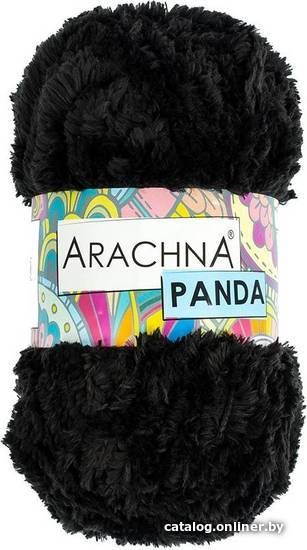 

Пряжа для вязания Arachna Panda 100 г 75 м №51 (черный)