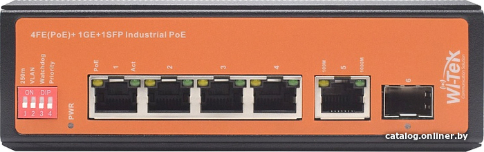 

Неуправляемый коммутатор Wi-Tek WI-PS206GF-I