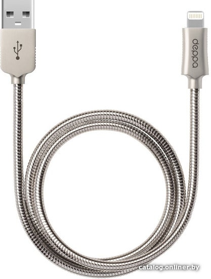 

Кабель Deppa Steel USB — Lightning 72272