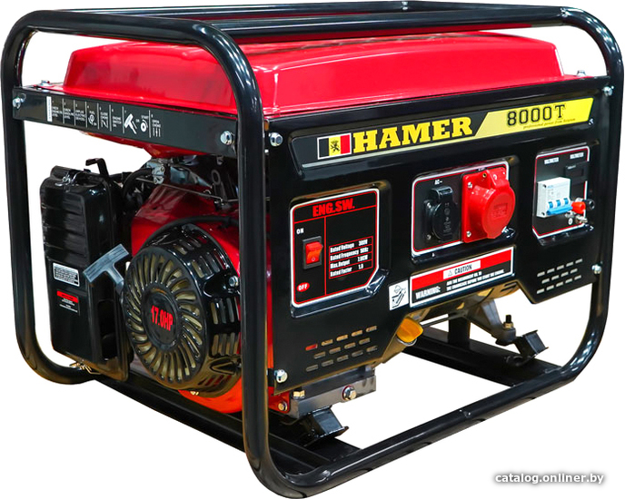 

Бензиновый генератор Hamer 8000T