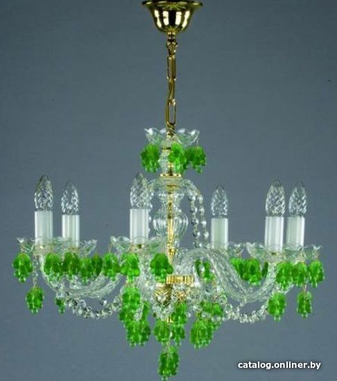 

Подвесная люстра ArtGlass Gizela Ix. Vino Light Green St