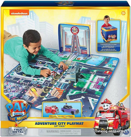 

Развивающий коврик Smile Decor Paw Patrol Тру Метал Кино 6063442