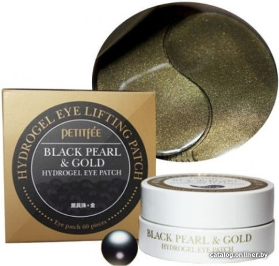 

Petitfee Black Pearl & Gold Eye Patch