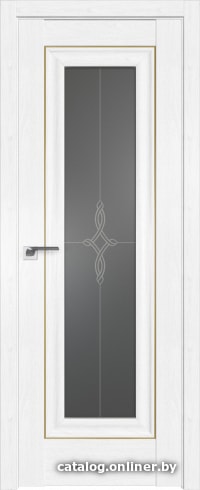 

Межкомнатная дверь ProfilDoors 24X 70x200 (пекан белый золото/стекло узор графит)