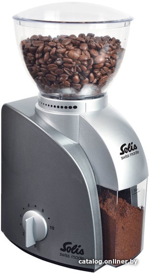 

Электрическая кофемолка Solis Scala Coffee Grinder (серебристый)