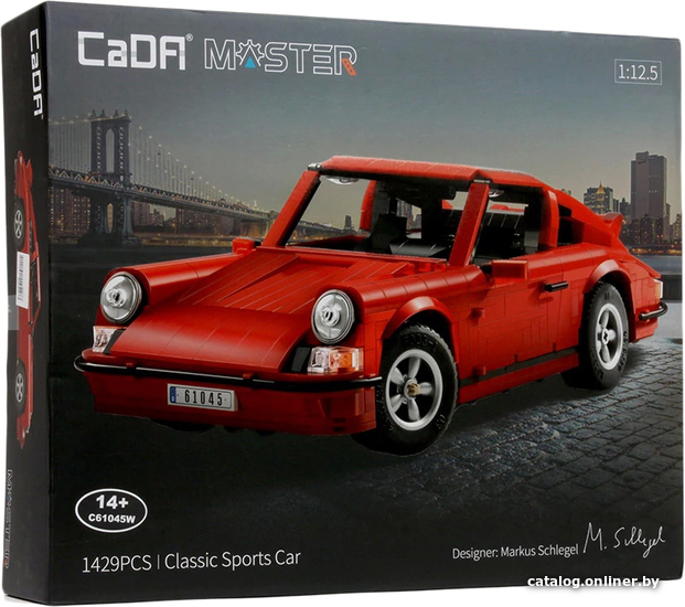 

Конструктор CaDa C61045W Ретро спорткар Porsche 911