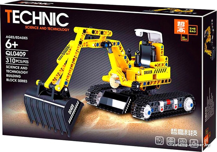 

Конструктор Zhe Gao Technic QL0409 Экскаватор