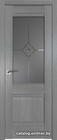 

Межкомнатная дверь ProfilDoors 2XN 90x200 (грувд серый/графит с прозрачным фьюзингом)