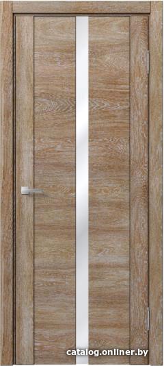 

Межкомнатная дверь MDF-Techno Dominika 226 60х200 (дуб шале карамель, стекло лакобель белый)
