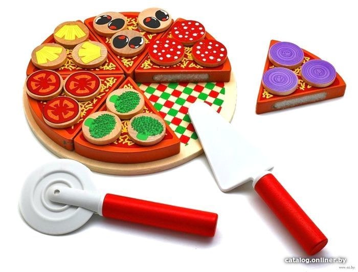 

Набор игрушечных продуктов Toys Пицца 277D-53