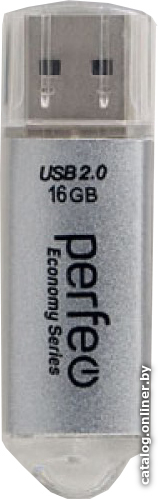 

USB Flash Perfeo E01 16GB (серебристый)