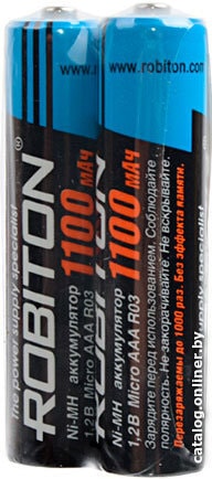 

Аккумулятор Robiton AAA 1000 mAh 2 шт
