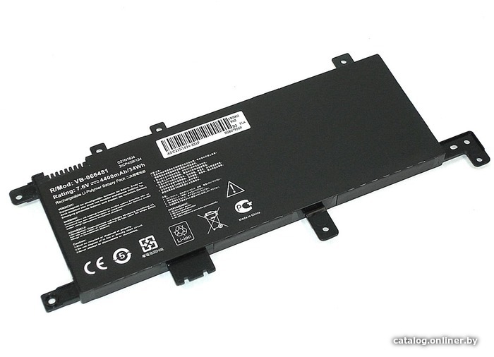 

Аккумуляторы для ноутбуков RageX C21N1634 Asus X542U, 7.6В 4400мАч, черный, Li-ion