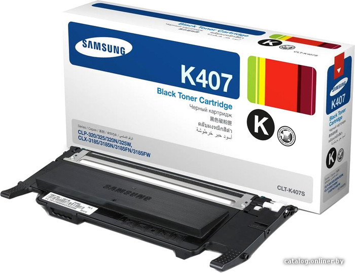 

Картридж Samsung CLT-K407S Black