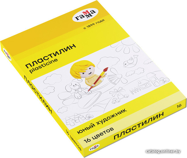 

Пластилин Гамма Юный художник 280046 (16 цв)