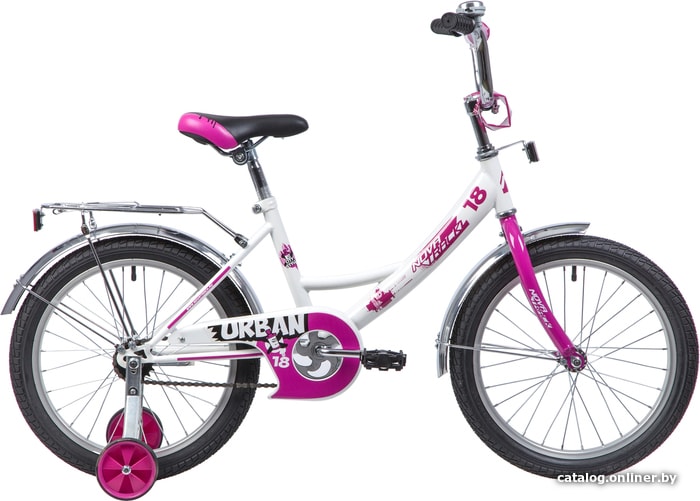 

Детский велосипед Novatrack Urban 18 2019 183URBAN.WT9 (белый/сиреневый)