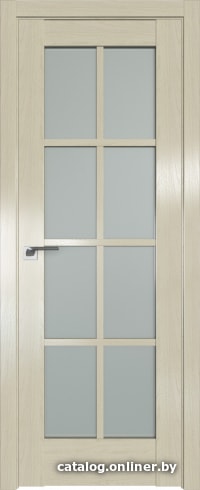 

Межкомнатная дверь ProfilDoors 101X 90x200 (эш вайт, стекло матовое)