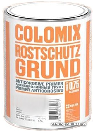 

Автомобильный грунт Colomix Антикоррозионный черный 0.75л 45706312