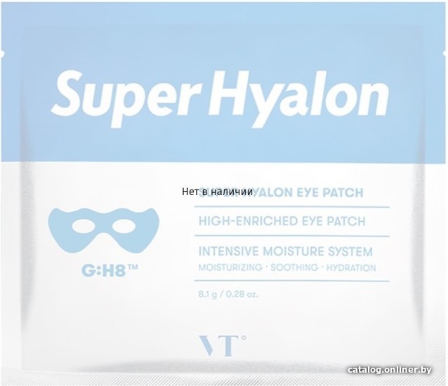 

Vt Cosmetics Патчи под глаза Super Hyalon Eye Patch 8 г