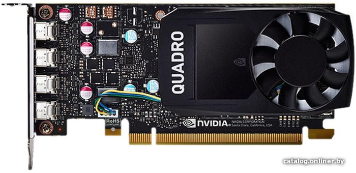 

Видеокарта Dell Quadro P620 2GB GDDR5 490-BEQV