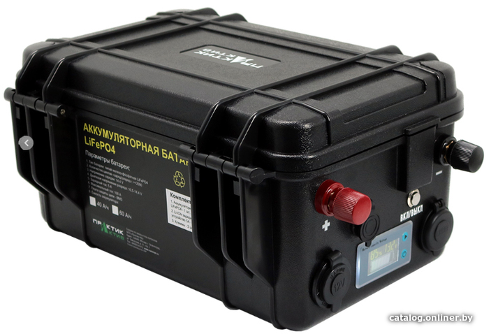 

Лодочный аккумулятор Практик LifePO4 12V (60 А·ч)