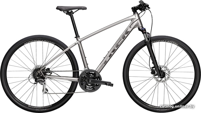 

Велосипед Trek Dual Sport 2 L 2021 (серебристый)