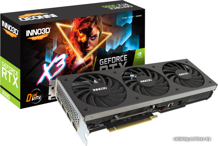 

Видеокарта Inno3D GeForce RTX 3080 X3 OC LHR N30803-106XX-1810VA44H