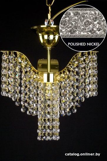 

Подвесная люстра ArtGlass Oxana I. Full Cut Nickel Sp
