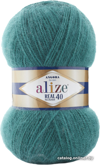

Пряжа для вязания Alize Angora real 40 507 (480 м, темно-изумрудный)