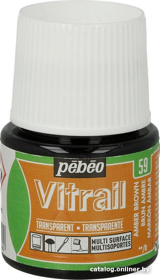 

Краска для стекла и керамики PEBEO Vitrail 050-059 (45 мл, янтарный)