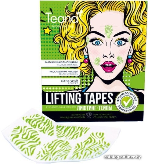 

Teana Кинезио тейп Teana Лифтинг 7 комп. по 5 шт.