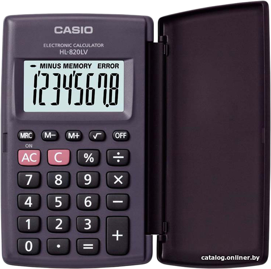 

Калькулятор Casio HL-820LV (темно-серый)