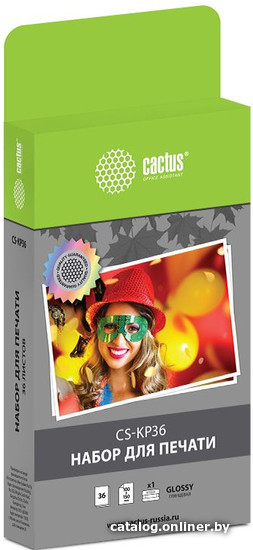 

Картридж CACTUS CS-KP36 (бумага + картридж для Canon)