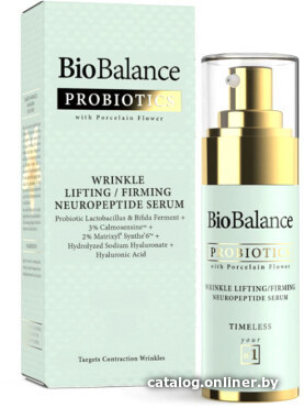 

Bio Balance Сыворотка для лица с пробиотиками и нейропептидами для упругости кожи 30 мл