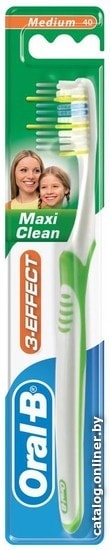 

Зубная щетка Oral-B 3-Эффект Maxi Clean средней жесткости (1 шт)