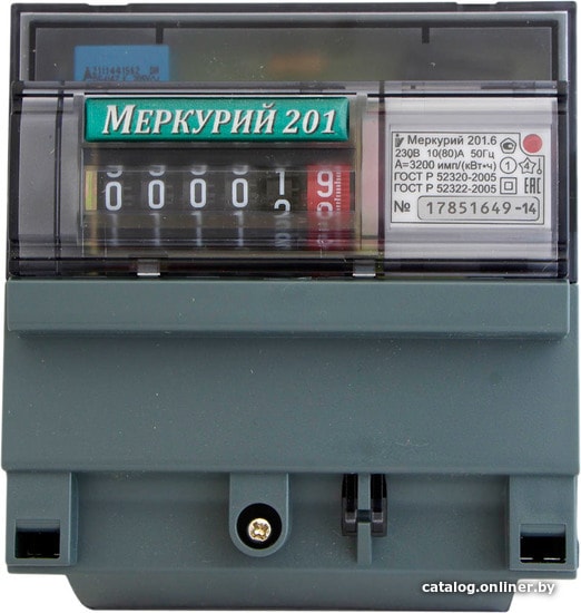 

Счетчик электроэнергии Инкотекс Меркурий 201.6