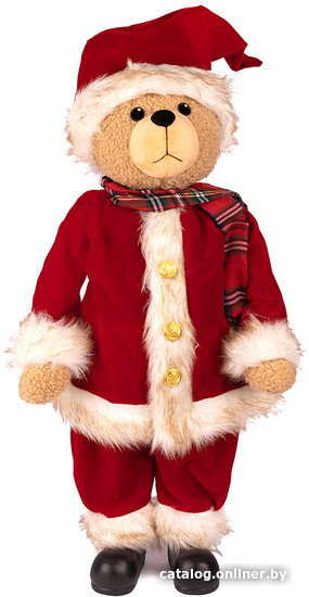 

Статуэтка Maxitoys Мишка в красной длинной шубке и красном колпаке MT-150323-4-45